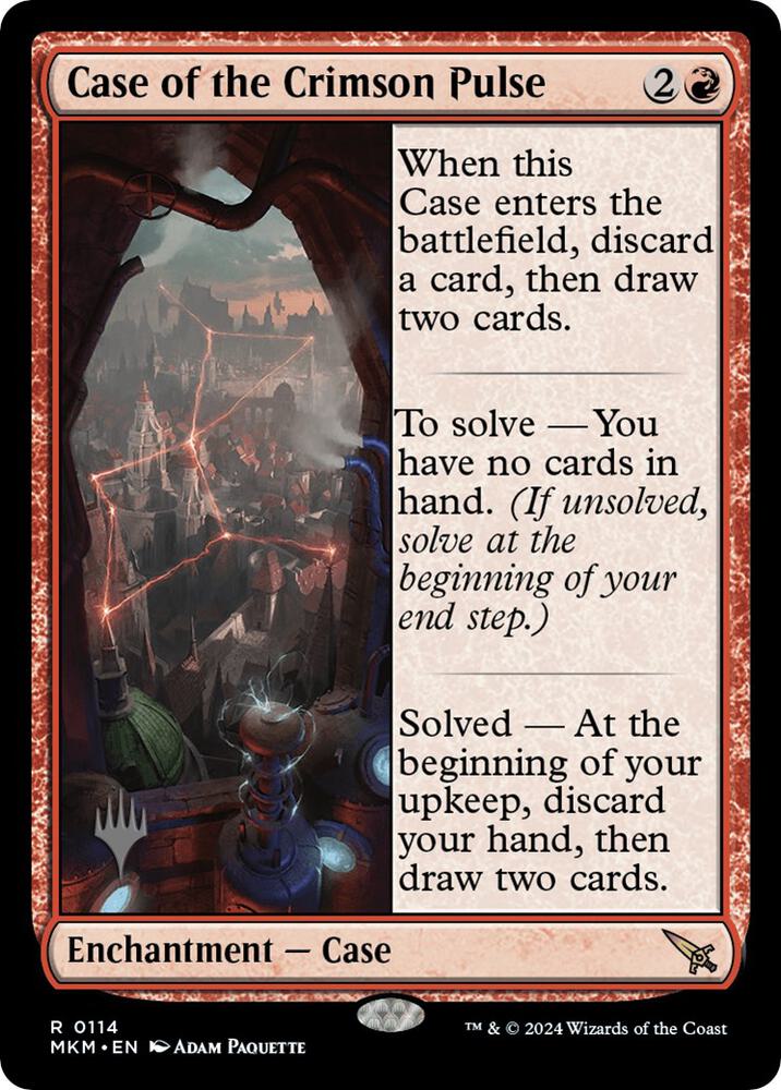 Case of the Crimson Pulse 114 (Promo Pack: Murders at Karlov Manor)  | Good Games Adelaide SA