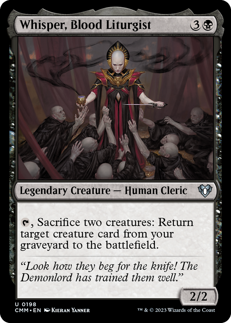 Whisper, Blood Liturgist [Commander Masters] | Good Games Adelaide SA
