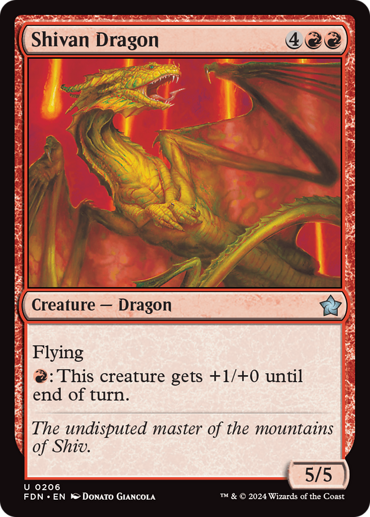 Shivan Dragon [Foundations] | Good Games Adelaide SA