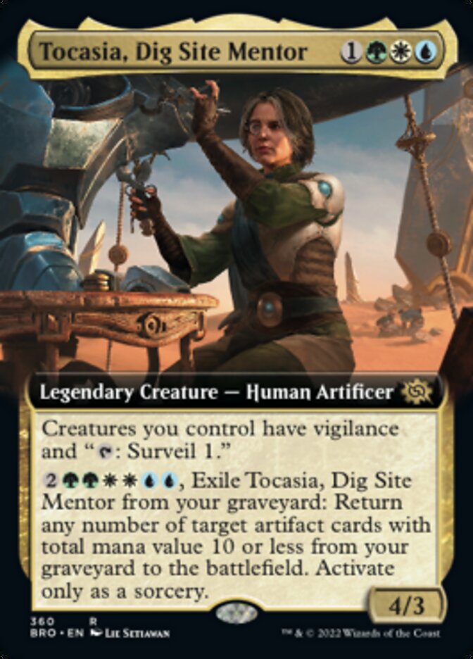 Tocasia, Dig Site Mentor (Extended Art) [The Brothers' War] | Good Games Adelaide SA