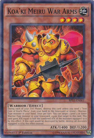 Koa'ki Meiru War Arms [BP03-EN061] Shatterfoil Rare | Good Games Adelaide SA