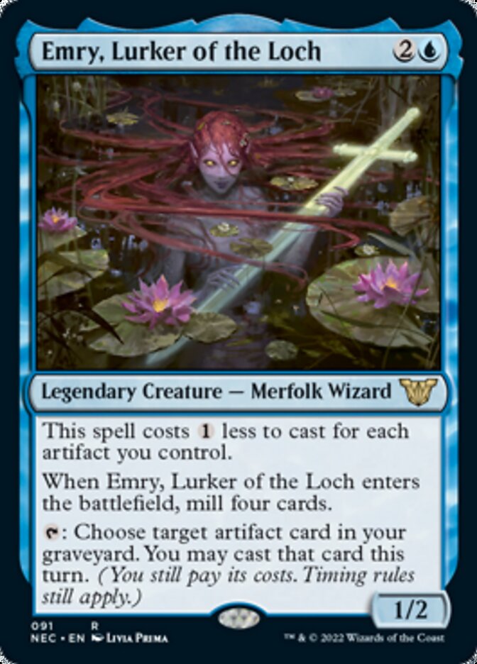 Emry, Lurker of the Loch [Kamigawa: Neon Dynasty Commander] | Good Games Adelaide SA