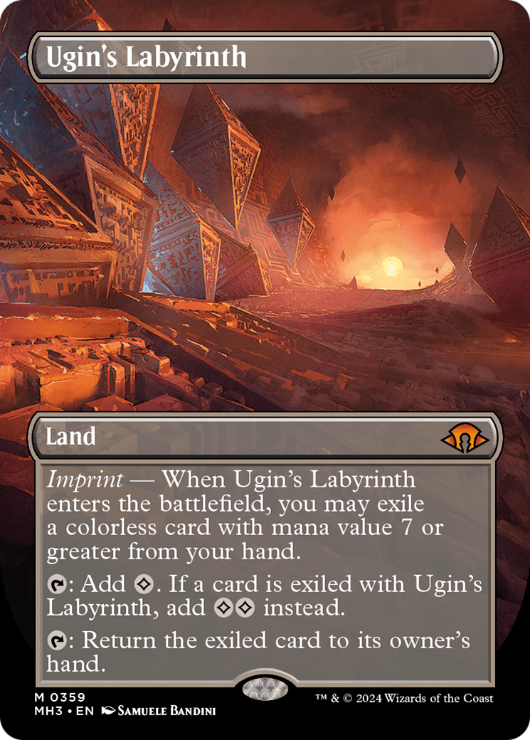 Ugin's Labyrinth (Borderless) [Modern Horizons 3] | Good Games Adelaide SA