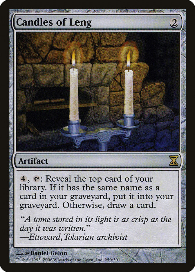Candles of Leng 250 (Time Spiral)  - Foil | Good Games Adelaide SA