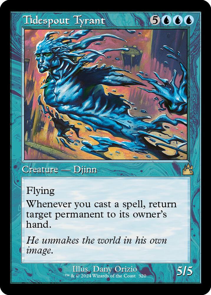 Tidespout Tyrant Retro Frame 320 (Ravnica Remastered)  - Retro | Good Games Adelaide SA