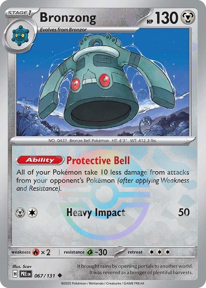 Bronzong (067/131) (Poke Ball Pattern) [Scarlet & Violet: Prismatic Evolutions] | Good Games Adelaide SA