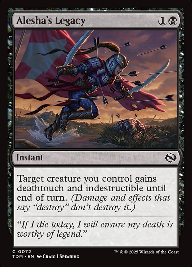 Alesha's Legacy 72 (Tarkir: Dragonstorm)  - Foil | Good Games Adelaide SA