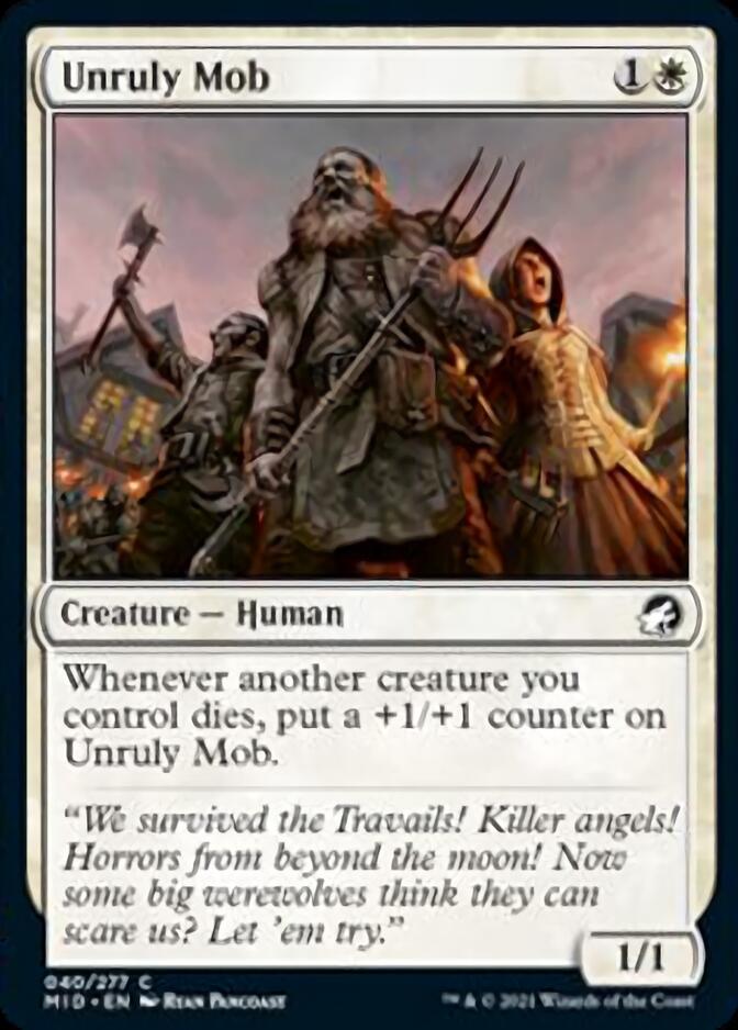 Unruly Mob [Innistrad: Midnight Hunt] | Good Games Adelaide SA