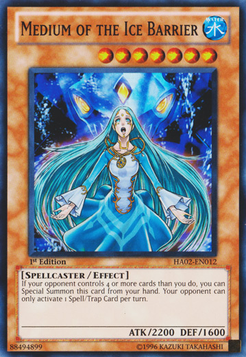 Medium of the Ice Barrier [HA02-EN012] Super Rare | Good Games Adelaide SA