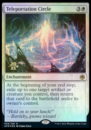 Teleportation Circle [Dungeons & Dragons: Adventures in the Forgotten Realms Prerelease Promos] | Good Games Adelaide SA