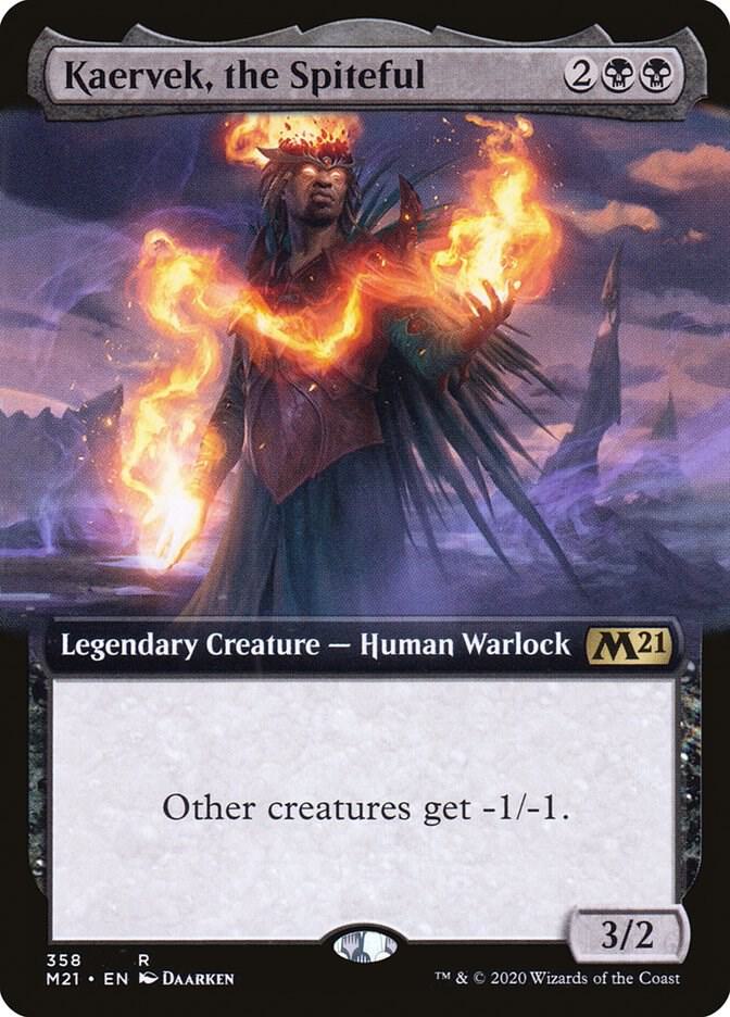 Kaervek, the Spiteful 358 (Core Set 2021)  - Foil | Good Games Adelaide SA