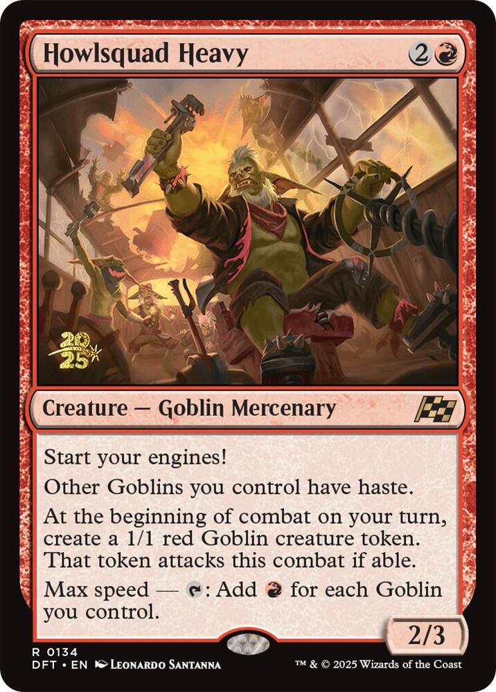 Howlsquad Heavy 134 (Prerelease Cards)  - Foil | Good Games Adelaide SA