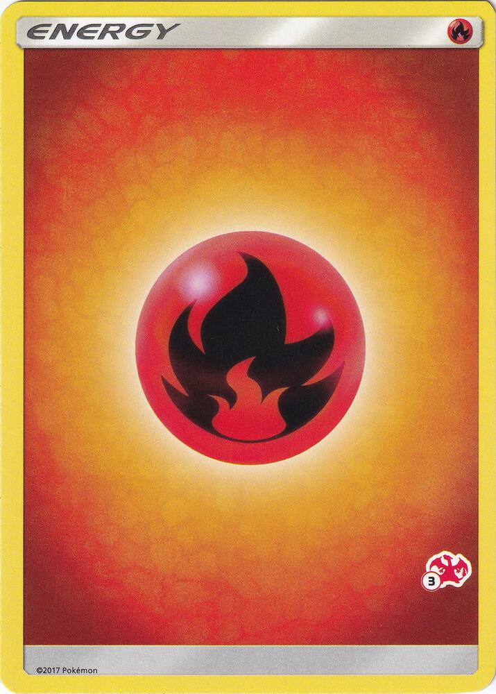 Fire Energy 3 Charizard Stamped  (Battle Academy)  | Good Games Adelaide SA