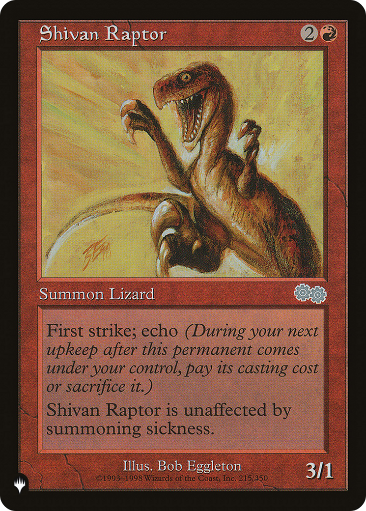 Shivan Raptor [The List Reprints] | Good Games Adelaide SA