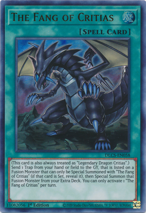 The Fang of Critias [DLCS-EN058] Ultra Rare | Good Games Adelaide SA
