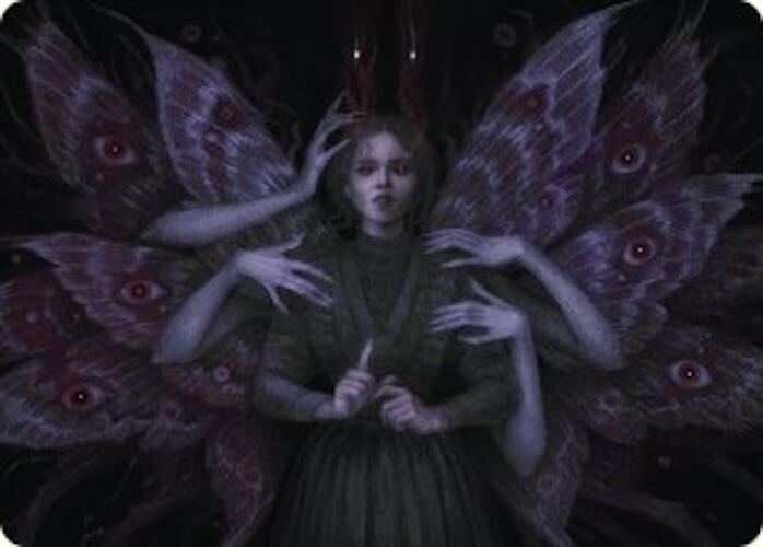 Demonic Counsel Art Card 7 54 7 (Art Series: Duskmourn: House of Horror)  | Good Games Adelaide SA