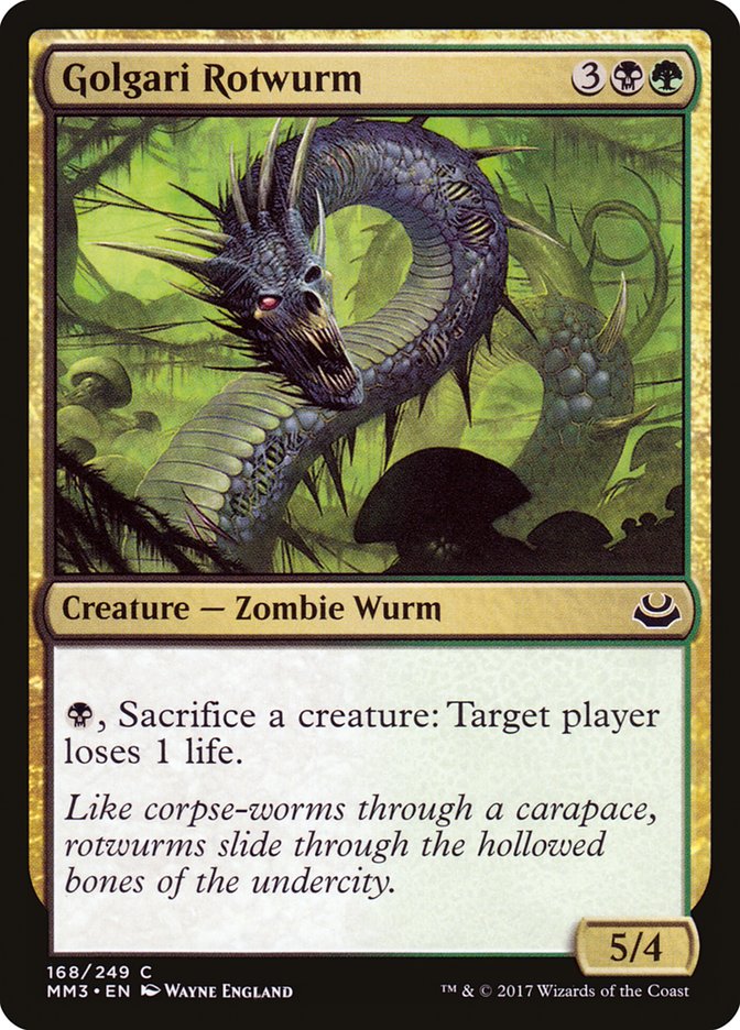 Golgari Rotwurm 168 (Modern Masters 2017)  - Foil | Good Games Adelaide SA