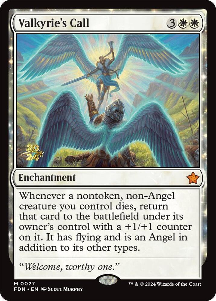 Valkyries Call 27 (Prerelease Cards)  - Foil | Good Games Adelaide SA