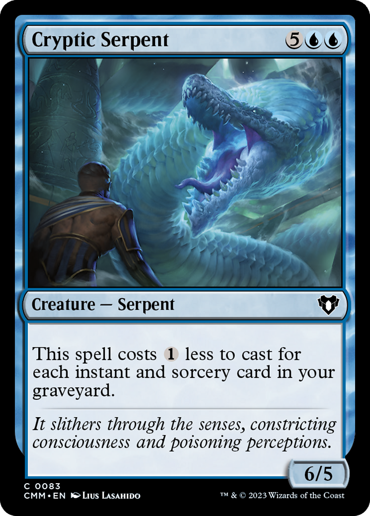 Cryptic Serpent [Commander Masters] | Good Games Adelaide SA
