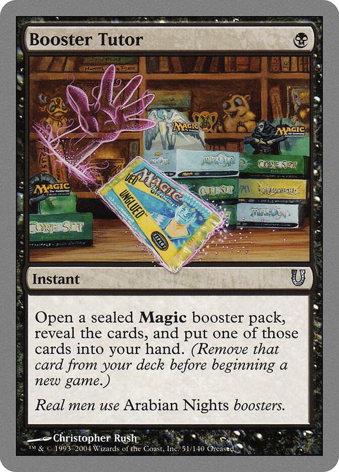Booster Tutor 51 (Unhinged)  - Foil | Good Games Adelaide SA