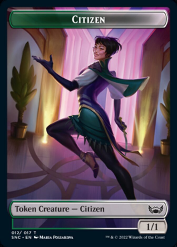 Devil // Citizen Double-sided Token [Streets of New Capenna Tokens] | Good Games Adelaide SA