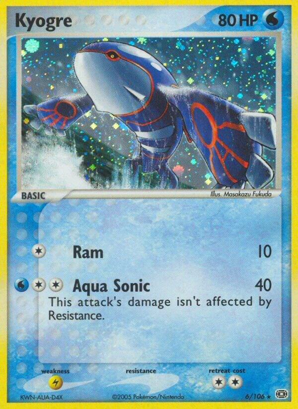 Kyogre  6/106 (Emerald)  - Holofoil | Good Games Adelaide SA