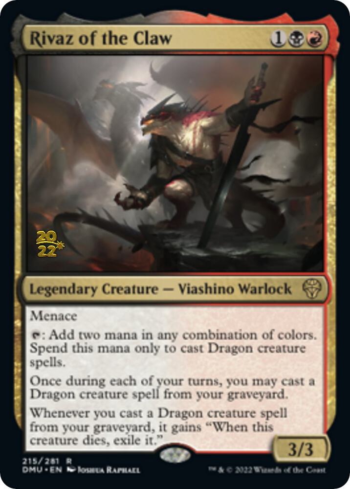Rivaz of the Claw 215 (Prerelease Cards)  - Foil | Good Games Adelaide SA