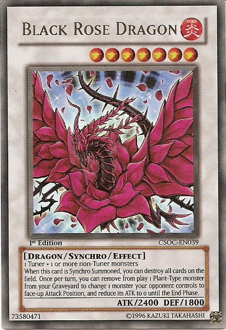 Black Rose Dragon [CSOC-EN039] Ultra Rare | Good Games Adelaide SA