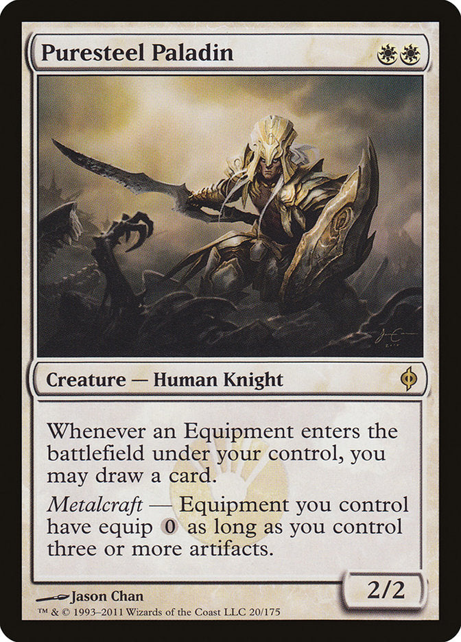 Puresteel Paladin [New Phyrexia] | Good Games Adelaide SA