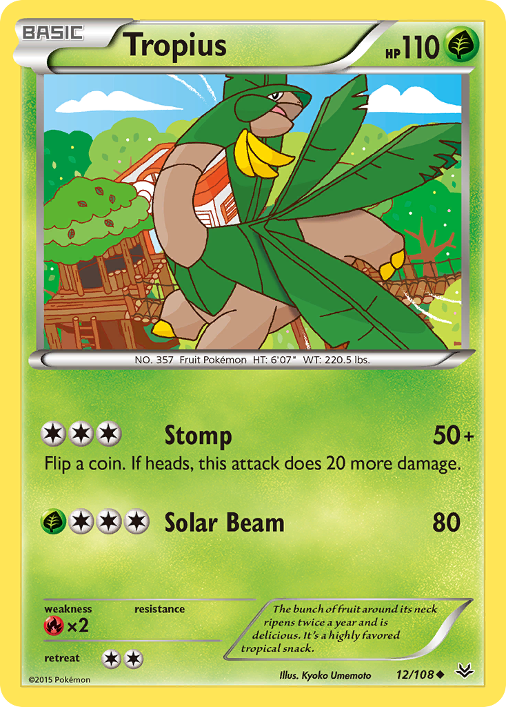 Tropius (12/108) [XY: Roaring Skies] | Good Games Adelaide SA