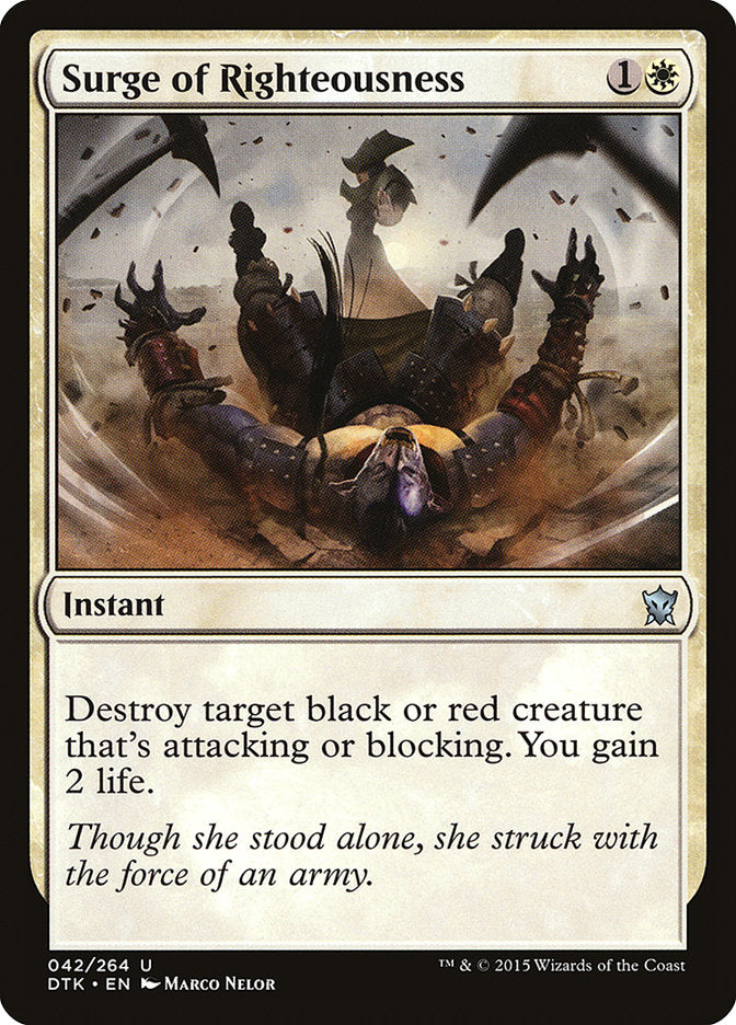 Surge of Righteousness 42 (Dragons of Tarkir)  - Foil | Good Games Adelaide SA