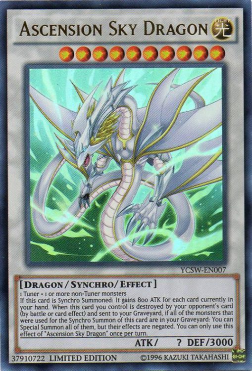 Ascension Sky Dragon [YCSW-EN007] Ultra Rare | Good Games Adelaide SA
