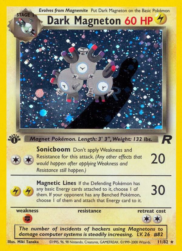 Dark Magneton 11/82 (Team Rocket)  - 1st Edition Holofoil | Good Games Adelaide SA