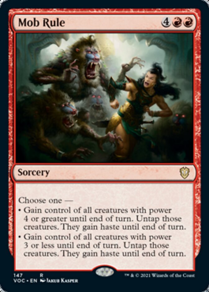 Mob Rule [Innistrad: Crimson Vow Commander] | Good Games Adelaide SA