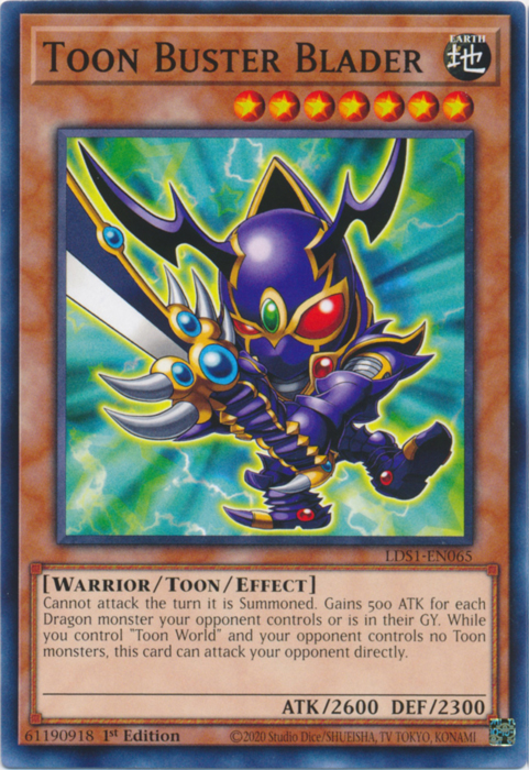 Toon Buster Blader [LDS1-EN065] Common | Good Games Adelaide SA