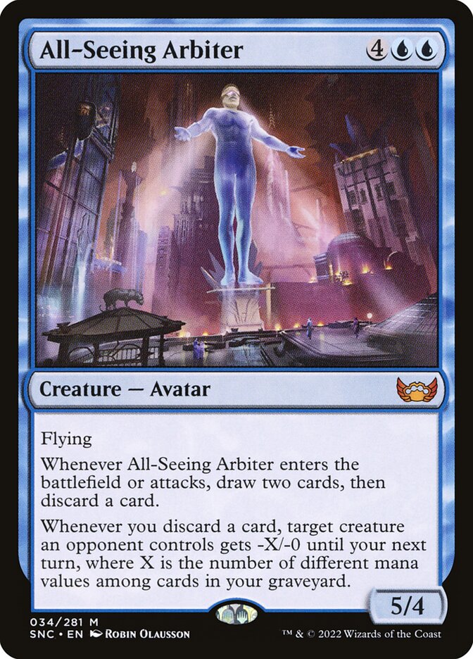All-Seeing Arbiter 34 (Streets of New Capenna)  - Foil | Good Games Adelaide SA