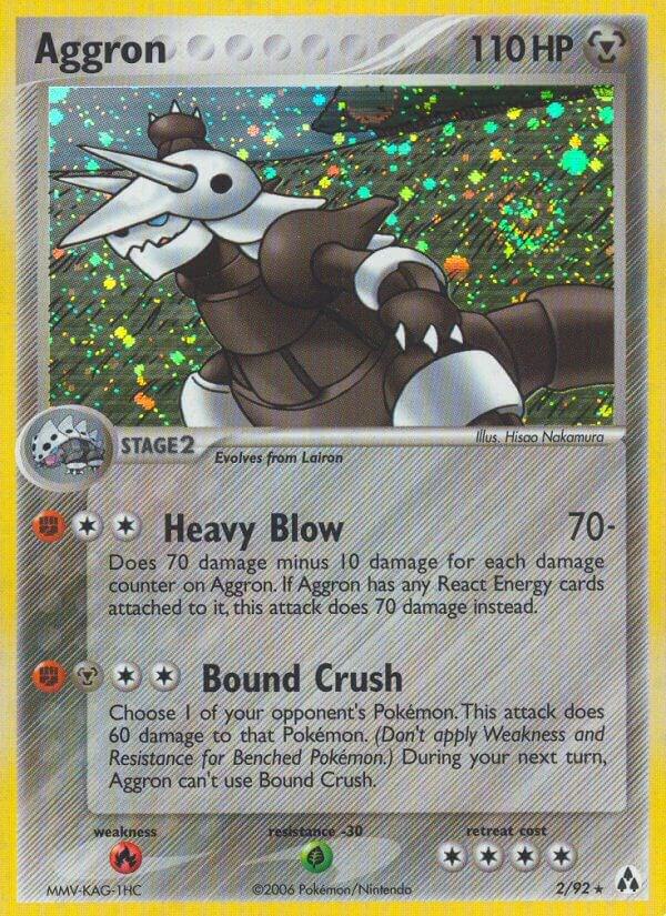 Aggron 2/92 (Legend Maker)  - Holofoil | Good Games Adelaide SA