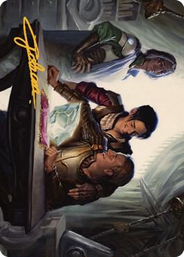 Tocasias Welcome Art Card Gold Stamped Signature 4 (Art Series: The Brothers' War)  | Good Games Adelaide SA