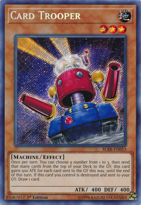 Card Trooper [BLRR-EN053] Secret Rare | Good Games Adelaide SA