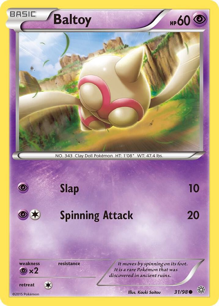 Baltoy 31/98 (XY - Ancient Origins)  | Good Games Adelaide SA