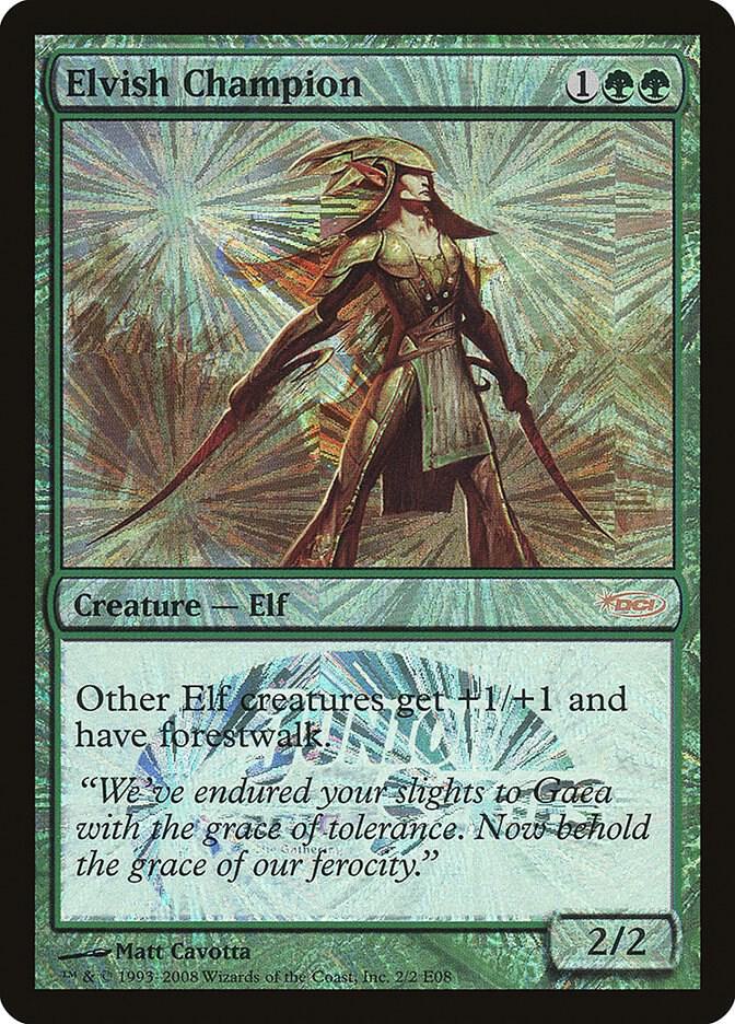 Elvish Champion [Junior] 2 (Junior Series Promos)  - Foil | Good Games Adelaide SA