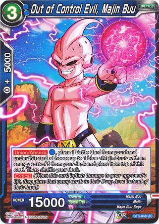 Out of Control Evil, Majin Buu [BT3-048] | Good Games Adelaide SA