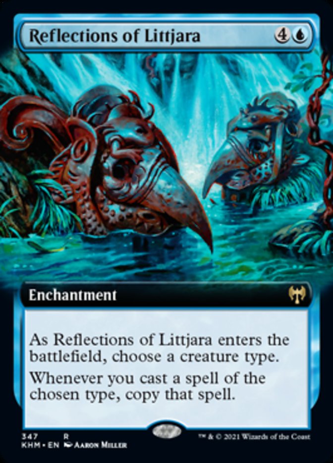 Reflections of Littjara (Extended Art) [Kaldheim] | Good Games Adelaide SA
