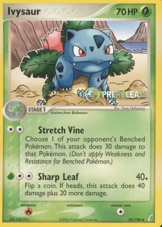 Ivysaur (35/100) (Prerelease Promo) [Nintendo: Black Star Promos] | Good Games Adelaide SA