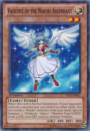 Valkyrie of the Nordic Ascendant [SP14-EN047] Starfoil Rare | Good Games Adelaide SA