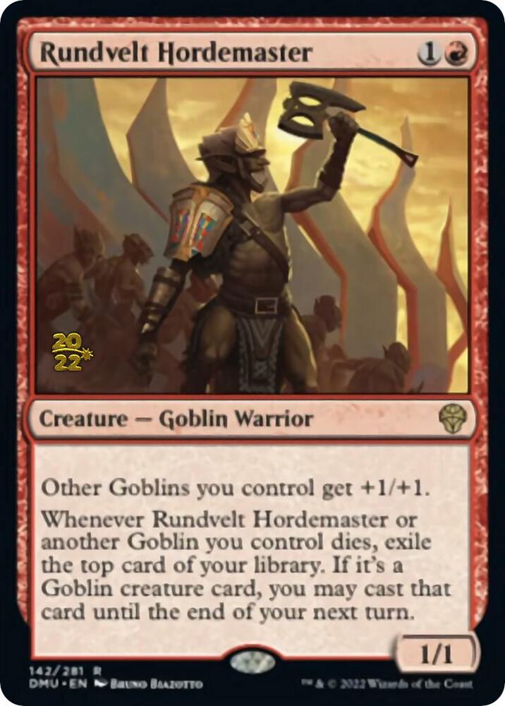 Rundvelt Hordemaster 142 (Prerelease Cards)  - Foil | Good Games Adelaide SA