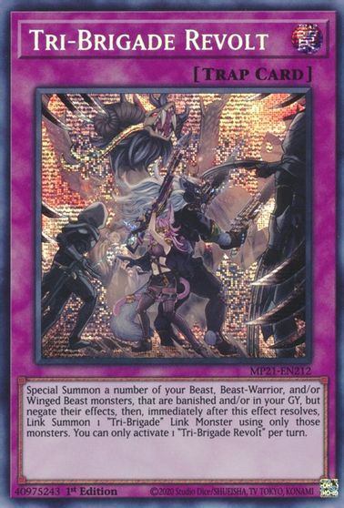 Tri-Brigade Revolt [MP21-EN212] Prismatic Secret Rare | Good Games Adelaide SA