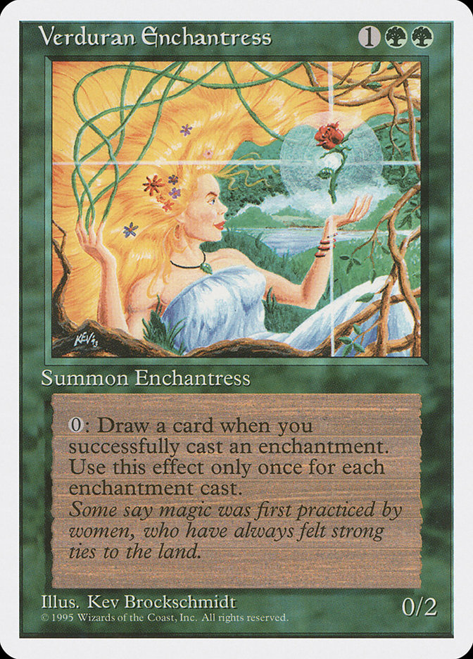 Verduran Enchantress [Fourth Edition] | Good Games Adelaide SA