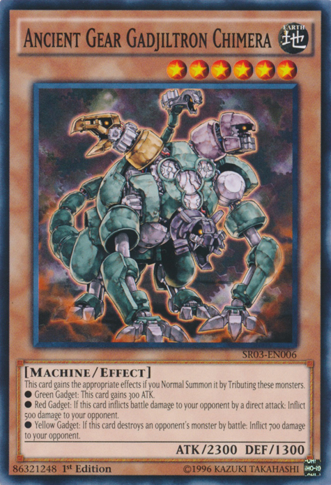 Ancient Gear Gadjiltron Chimera [SR03-EN006] Common | Good Games Adelaide SA
