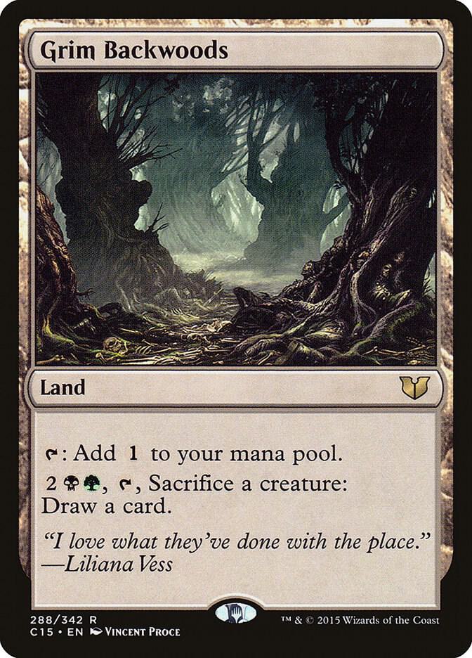 Grim Backwoods 288 (Commander 2015)  | Good Games Adelaide SA
